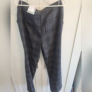 Nine West Gray Plaid Women's Dress Pants Size 18